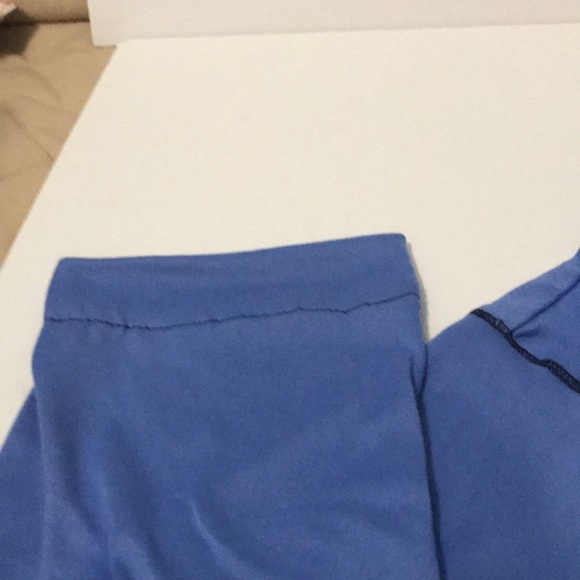 Cuddl Duds PXL Stretch Pajama Set in blue with crescent moons and stars bottom. - Picture 8 of 10